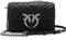 Pinko Damen Sheep Nappa C Love ONE MINI DC SCHAFNAPPA C, Z99O_Nero-Old Silver
