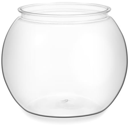 iplusmile Desktop Fish Tank Unbreakable Aquarium for Plants Small Fish Bowl for Home Office Weddings Anti-falling Design