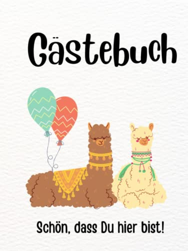 Gästebuch zum Ausfüllen | Hardcover Gästebuch mit Blanko Seiten für Geburtstag, Polterabend, WG Party, Einzug, Abschiedsparty | Kreative Geschenkidee für jeden Anlass
