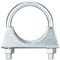 sourcing map Muffler U-Bolt Clamps for 48mm(1-7/8) Diameter Exhaust Tail Pipe, 1pcs Exhaust U Clamp Saddle Type U-Bolt Clamps