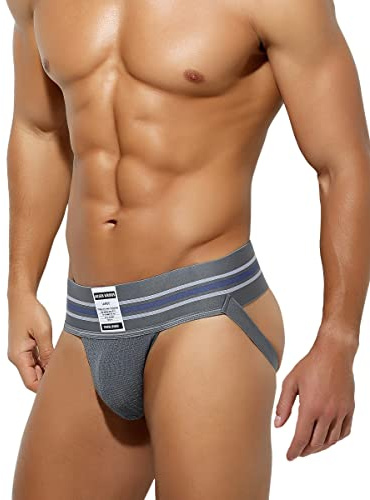 Casey Kevin Jockstrap Uomo Intimo Perizoma Sospensorio Mutande Slip Maschile Atletico Sport Sportivo