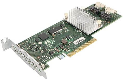 Topiky SAS Controllerkarte, 2 SAS SF 8087 Erweiterungskarte, Smart Array Karte,Controller 6 Gbit/s, 1 10Level Smart Array Karte für Computerfestplatte