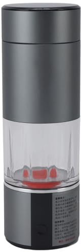 Haofy Hochkonzentrierte Wasserstoff-Wasserflasche, 230 Ml, 13520PPB, Intelligente Reinigung, Thermostatische Heizung, LED-Anzeige, Bequemes Aufladen für Ozonfreies, Gesundes