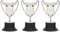 Baoblaze 3 Pezzi Mini trofei per Bambini Ornamenti Decorativi Piccole Mini Coppe Trofeo Premio Giocattolo da Tavolo per di Gioco Oggetti di Scena Partita, Argento