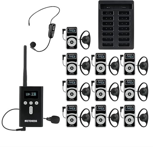 Retekess T130P (T130 3rd) Tour Guide System, Personenführungsanlage (1-10)