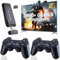 aichilra Consola de juegos retro, Plug & Play TV Video Stick integrado en más de 20000 juegos + controladores inalámbricos duales, múltiples emuladores, salida HDMI 4K, perfecto para niños o adultos