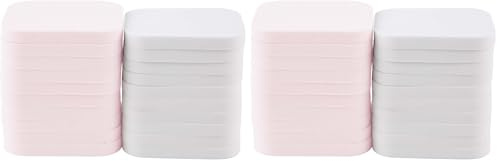 Truyu 20 Rectangle Makeup Sponge (20pk) - Perfect Makeup Blender Sponges For Foundation Liquid, Creams and Powder. Ideal Size For Makeup Bag. (Pack of 2)