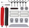 Feilifan 24 PCS Accessories Kit for Roborock S8 MaxV Ultra/ S8 Max Ultra Robot Vacuum Cleaner, Replacement Parts Main Brush, Side Brush, Washable Filter, Mop Cloths, Dust Bags
