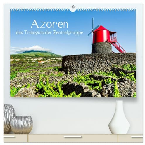 Azoren - das Triangulo der Zentralgruppe (hochwertiger Premium Wandkalender 2026 DIN A2 quer), Kunstdruck in Hochglanz: Gehen Sie auf eine Bilderreise ... Inseln der Azoren (CALVENDO Orte)