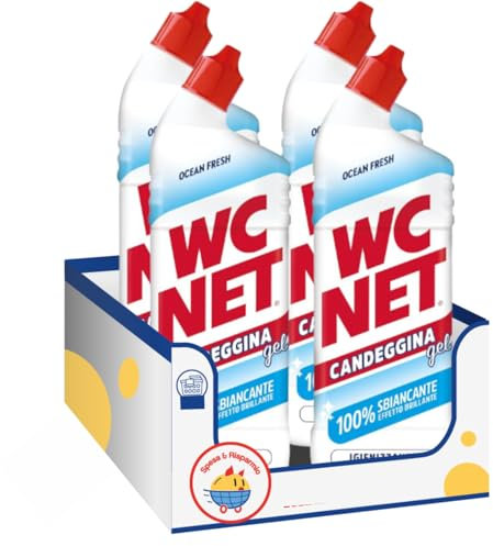 Gel Igienizzante WC con Candeggina 700 ml – Pulizia Profonda e Igiene – Variazioni 4/8/12 Pezzi (4)
