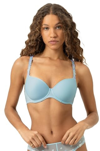 Mey Damen Spacer BH Full Cup Serie Pretty Joan | Cup mit innovativem 3D-Material, Mit Bügel, Multicolor-Trägerstickerei