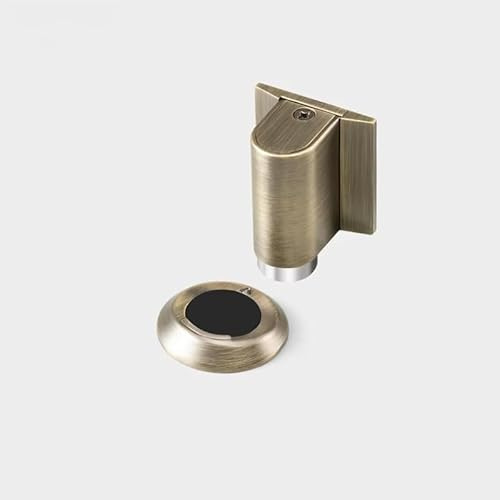 DIVYA LUX Magnetic Door Catch – Brushed Metal Finish, Heavy-Duty Magnetic Hold, Modern Pull-to-Release Latch for Homes, Offices & Commercial Use (Brushed Brass)