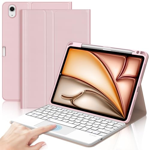 IVEOPPE Funda Teclado para iPad Air 11 Pulgadas M4 2026/M3 2025/M2 2024