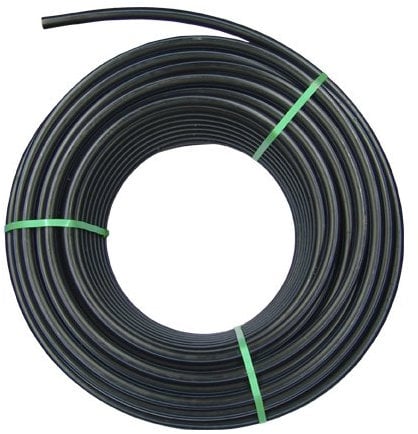 Rc Junter PE R326 - Tubería de Polietileno agrícola, 32 mm, 6 Bar, 100 Metros, Color Negro
