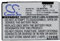 Battery For MOTOROLA Flip P, Lifestyle 285, PEBL U6, Prolife 300,