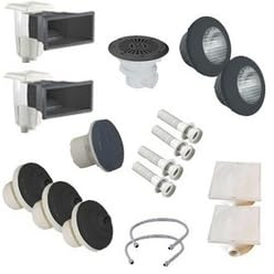 Astralpool Kit de pièces à sceller Gris Anthracite pour piscines béton de 8x4 m jusqu'à 10x5 m