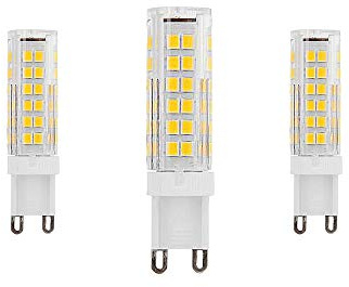 WANGPEI G9 LED-Glühbirnen 9W Äquivalent 90W Halogen Warmweiß 3000k 900Lumen AC220-240V 360° Abstrahlwinkel Energieeinsparung G9 Nein Dimmbar(3er-Pack)[Energieklasse A ++]