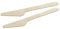 Fackelmann 31027 - Set di 30 coltelli monouso in legno FSC, coltelli monouso biodegradabili, legno certificato FSC, 16,5 x 2,5 cm