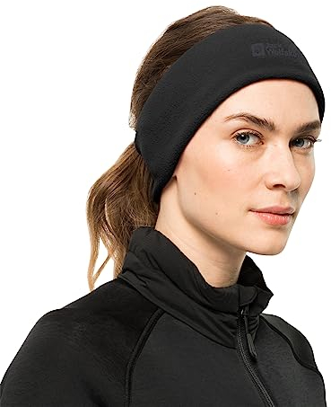 Jack Wolfskin Unisex Real Stuff Headband, Schwarz
