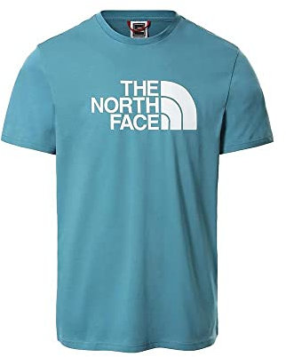 THE NORTH FACE Men's Men's Easy Short Sleeved T-Shirt (Pack of 1) (as8, Alpha, m, Regular, Regular, Storm Blue)