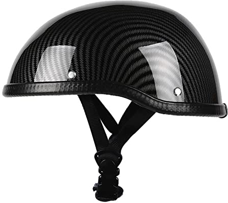 Casques Moto Bols Demi-Casque,Dot/ECE Homologué Adulte Rétro Casque Moto Jet,pour Street Bike Chopper Moped Scooter Moto Confortable Casques E,56-60CM