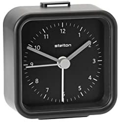 Stelton Okiru Wecker Black