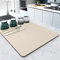 AMOMYDOG Alfombrilla Escurreplatos, Súper Absorbente Alfombrilla Fregadero, Tapete Escurridor Secado Rápido, Alfombrilla Cafetera Drying Mat para Encimera Cocina (Beige, 40 x 50cm)