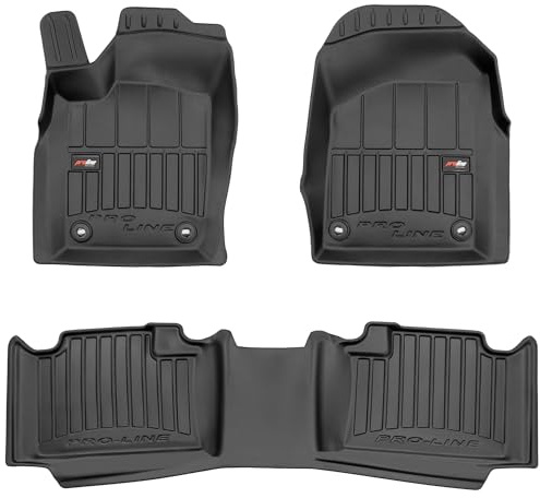 SMK Gummimatten Auto Fussmatte passend für Dodge Durango III ab 2010 Verbessern Sie Ihren Reisekomfort mit Antirutschmatte Auto 3D- Allwetter fußmatten Auto, Schutz vor Verschmutzung
