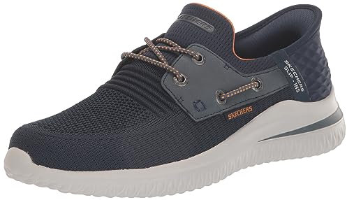 Skechers Mocassins DELSON 3.0 Roth pour Homme, Bleu Marine, 40 EU