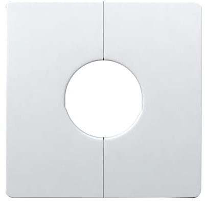 Kunststoff Split Quadrat Rosette Platte Wand Split Flansch Für 0,47''/0,87''/1,26'' Durchmesser Rohr Haushalt Hardware Quadratische Rosette Platte