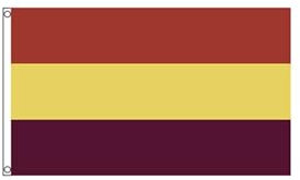 Stormflag Bandera Republicana española Grande 90x150cm Bandera DE LA Republica ESPAÑOLA 3x5ft poliéster 90g poliéster 90g, 2 ojales de metal costura doble con ojal