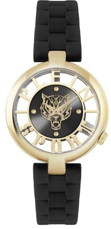 Philipp Plein Damen Uhr Analog Quarz Tiger Luxe PSMBA1323 Silikon