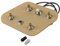 FLEOR Prewired 2T2V Wiring Harness Kit with Coil Splitting Function & 3-Way Toggle Switch 500K pots for LP SG Guitar