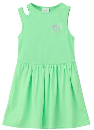 S.Oliver Mädchen 2145976 Kleid Mit Cut Outs, 67, 122 EU