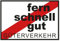 PREMIUM Aufkleber fern schnell gut Güterfernverkehr LKW Anhänger Truck Sticker Waschanlagenfest Witterungs- und UV-beständig