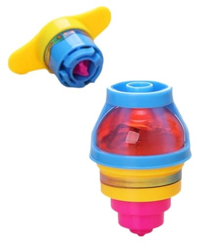 Trottole, Trottola Lancio dall'alto con giocattolo illuminato a LED, Trottola giroscopica con musica lampeggiante per bambini Giocattoli per 3+ Ragazzo e ragazza Regalo Trottola Giroscopio Giocattolo