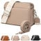 Makukke Crossbody Bag Damen, Umhängetasche Handytasche zum Umhängen Kleine Handtasche Damen Moderne Schultertasche PU Leder Tasche mit Kartenschlitz 2 Schultergurt Verstellbar Abnehmbar Schultergurt