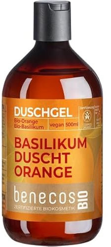 benecos Duschgel mit Orange & Basilikum (500 ml)