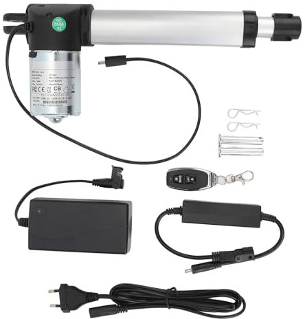 WOHPNLE Motore attuatore lineare con Telecomando, attuatore lineare Elettrico per carichi Pesanti 4000N con Corsa da 150 mm per Poltrona elevabile reclinabile elettrica
