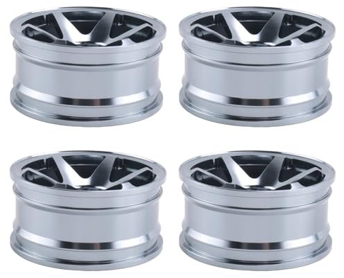 Fegtrtyoa 4P Alufelge mit 6 Speichen für RC 1/10 On-Road 1052 Drift TE37+,