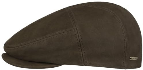 Stetson Sheepskin Driver Flatcap - Ledercap - Nachhaltig - Herren - Ganzjährig braun M (56-57 cm)