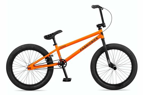 FabricBike Hawks - 20' BMX-Rad, leichtes Freestyle-Rad für 6- bis 13-Jährige, 360-Grad-Rotor, 3 Farben erhältlich. (Matte Orange)