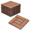 Cecaylie 11er Pack WPC Terrassenfliese, Braun Balkonfliesen 30x30cm - 1m², Ideal für den Außenbereich Klickfliesen für Balkon, Garten, Terrasse, Bodenbelag Einfach, Schnell und Praktisch Verlegt