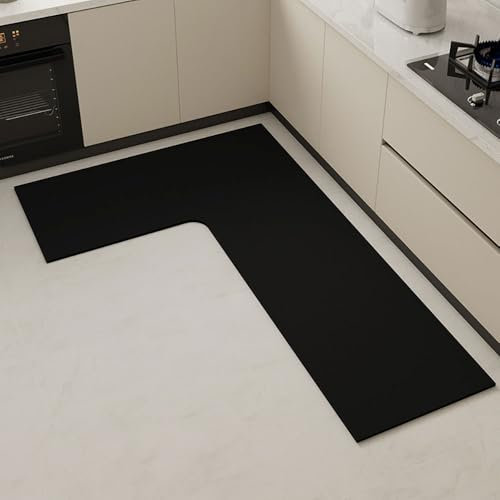 Hixingo Tapis de cuisine absorbant à séchage rapide 100 x 150 cm