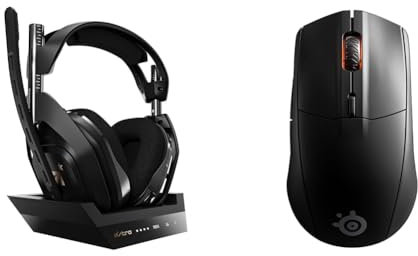 Astro Gaming A50 Auriculares & SteelSeries Rival 3 Wireless - Raton