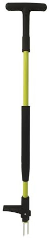 Garden Gear Long Handle Weed Remover, Ergonomic Design, Lightweight Stainless Steel, Easy Weeding, 100cm