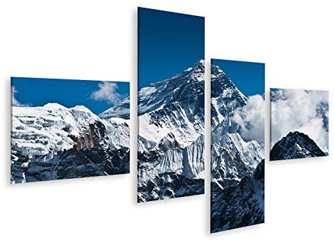 islandburner Bild auf Leinwand Mount Everest Berggipfel Top World Bilder Wandbilder Poster