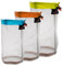 Ultraleichte Mesh Stuff Sack Kordelzug für Outdoor Camping Camping Wandern Himmelblau (S), Orange (M), Gelbgrün (L)