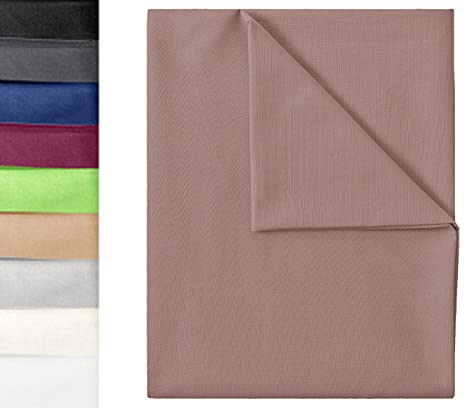GREEN MARK Textilien Klassische Bettlaken – Flaches Laken aus 100% Baumwolle, ohne Gummi, hautfreundlich, pflegeleicht, bei hohen Temperaturen waschbar – Sand beige – 150x250 cm