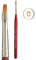 Princeton Velvetouch Artiste, Mixed-Media Brush for Acrylic, Watercolor & Oil, Series 3950 Mini Flat Shader Luxury Synthetic, Size 0